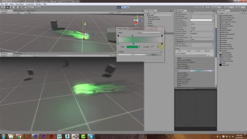 free demo game effect particle dissolver shader by ducvu hd
