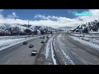 free жители лос анджелеса и окрестностей наблюдают редкое для города явление снег такой снежный шторм говорят учёные hd