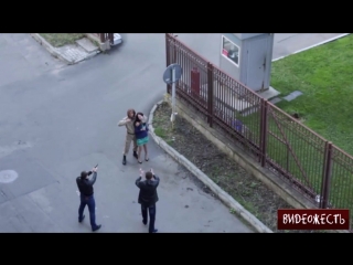 free охранник напал на актера во время съемок видеожесть hd