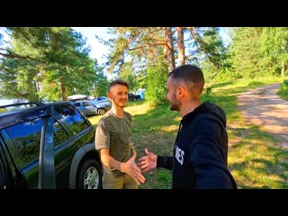 free с палаткой на волге приехал брат и очумел волга стала анапой ужас остались без мотора посреди волги hd