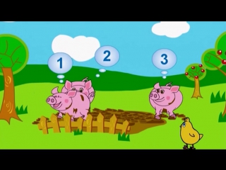 free развивающий мультик ферма чисел цифры для детей учимся считать до 3 hd