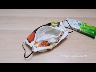 free diy mask tutorial 環保可重複使用 鼻梁部分上支条可拆换 可放濾材 耳掛松了可替换 尺寸放在说明文处供参考 マスクはどうやって作 마스크 만들기 hd