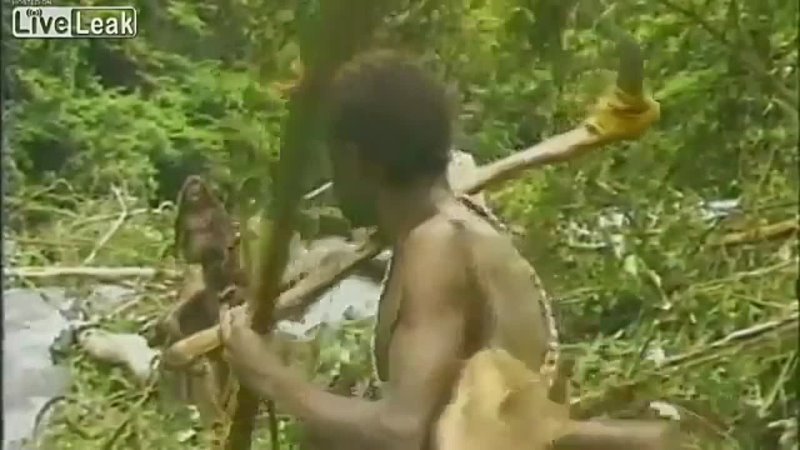 free племя дикарей впервые встречает белого человека новая гвинея 1976 hd