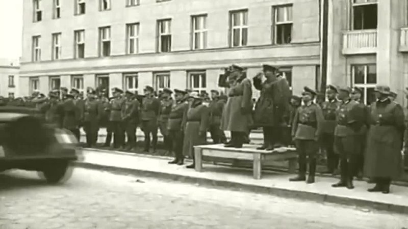 free совместный военный парад союзнических советско германских войск в честь разгрома польши в бресте hd