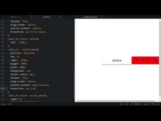 free share button animation using html css social media button animation hd