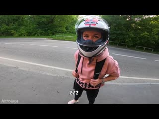 free красавица каталась до последнего на мотоцикле 12 вывез ее в лес hd