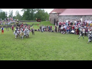 free 05 07 14 приозерск крепость корела фестиваль средневековья бой пеших воинов hd