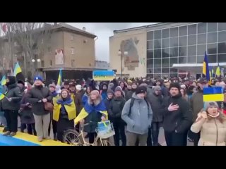 free временно оккупированный рф мелитополь запорожская обл акция протеста против оккупации hd