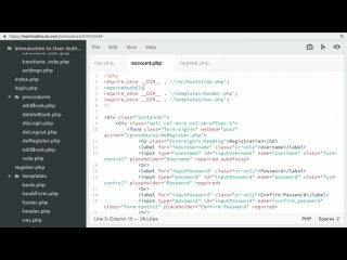 free introduction to user authentication in php hd