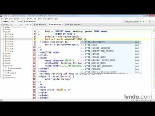 free lynda com accessing databases with object oriented php tutorial hd