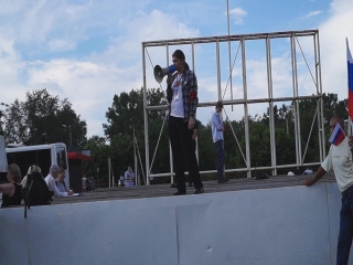 free выступление льва гяммера на митинге против повышения пенсионного возраста в новокузнецке 01 07 2018 hd