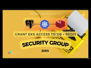 free 007 grant aws eks cluster access to postgres and redis using security group hd